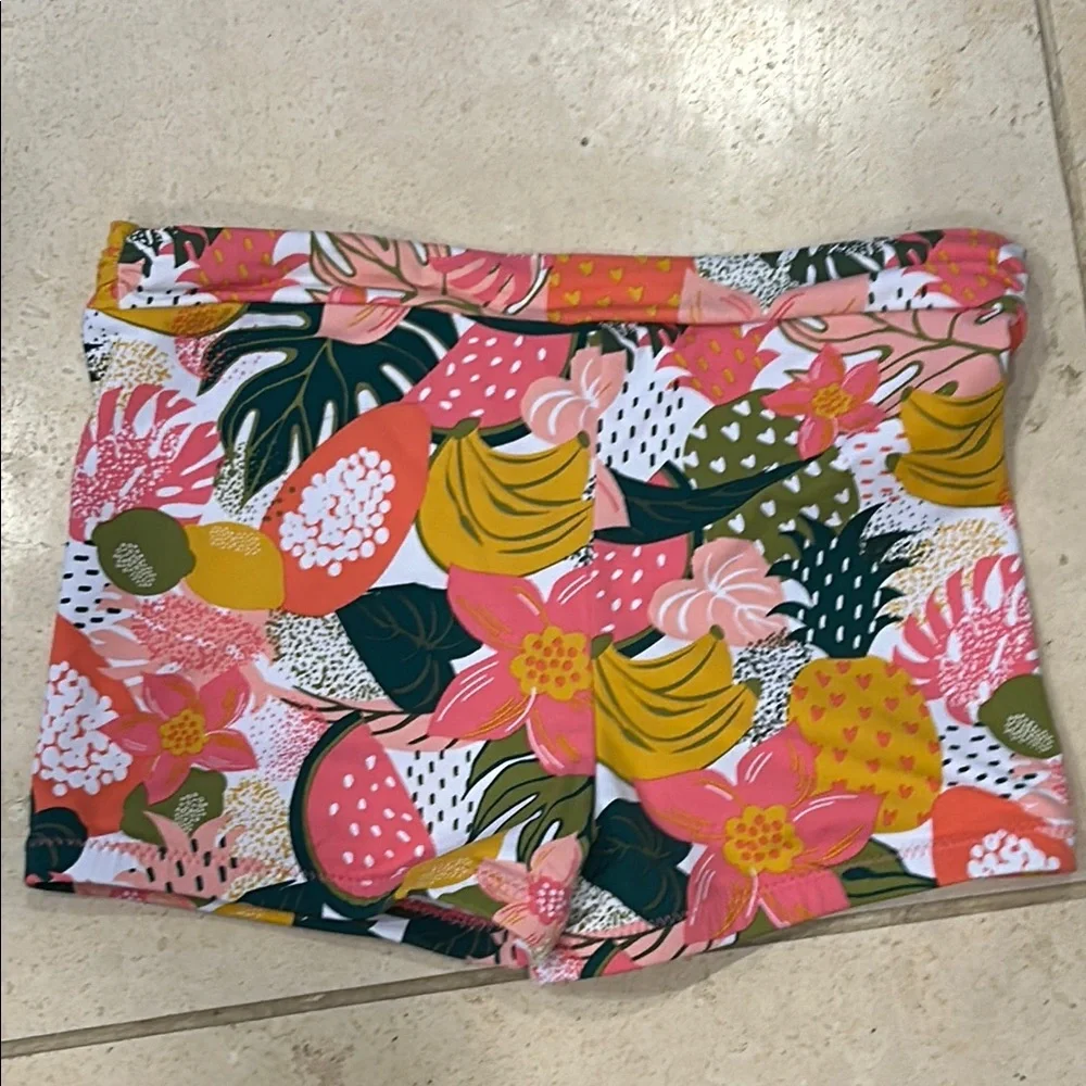 Garnet Hill Floral Tankini with Board Shorts Set - Picture 6 of 10